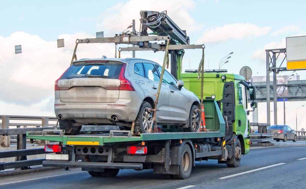 cobertura de grua o acarreo